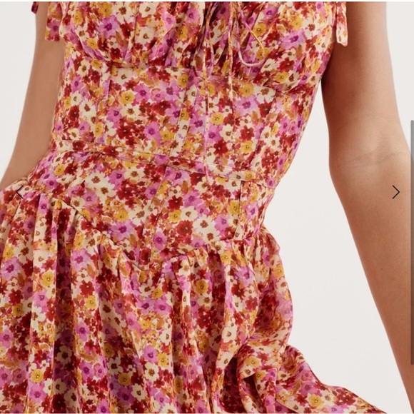 For Love And Lemons Floral mini dress Size S - Picture 5 of 9